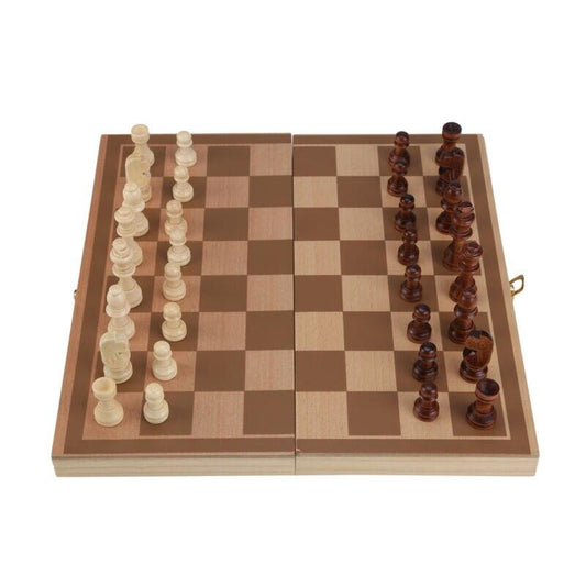  Foldable Wooden Chess Set – 32 Pieces | Travel Edition