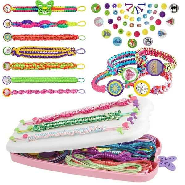 Friendship Bracelet Making Kit – DIY Craft Set for Girls 8–12