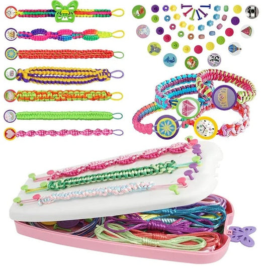 Friendship Bracelet Making Kit – DIY Craft Set for Girls 8–12